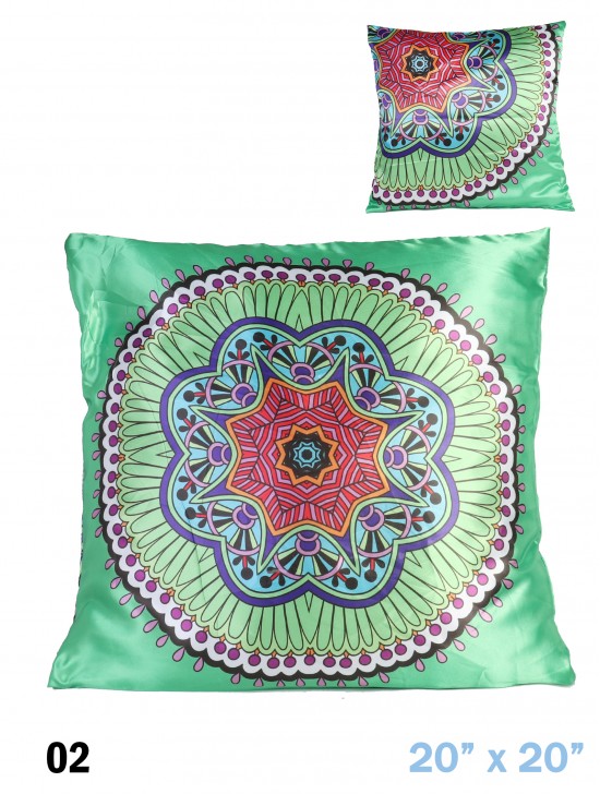 Abstract Print Silky-Touch Cushion & Filler